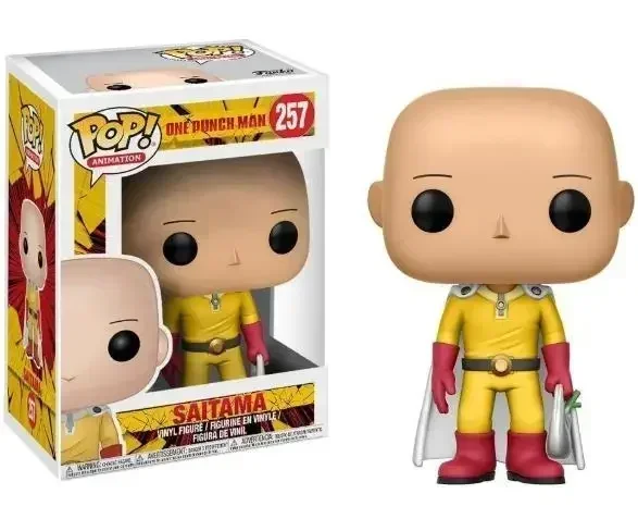 Homem de um soco Funko 257 #   Brinquedos de ação Figura Figuras de vinil PVC ONE PUNCH-MAN 257 #   Presente de boneca modelo de brinquedo infantil