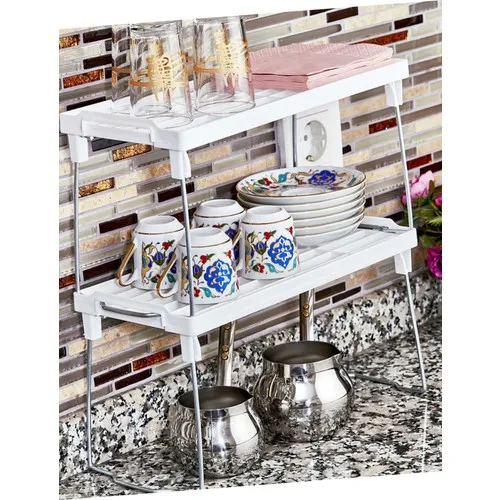 Pazarika خزانة ، مقعد ومنظم رف الطاولة