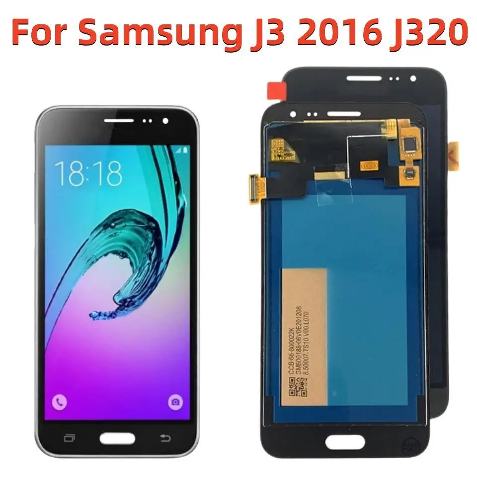 

TFT LCD For Samsung Galaxy J3 2016 J320 J320F J320H J320M J320FN Display With Touch Screen Digitizer Assembly 100%Tested