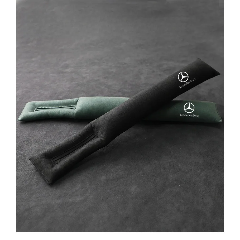2Pcs Car seat gap filling with suede padding For Mercedes benz A B C E G -ClassCLA GLK CLASS W221 W212 W213 W176 W205 W177 X253