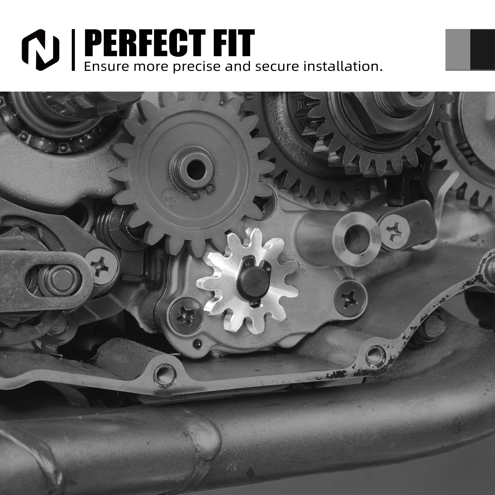 Nicecnc para suzuki drz400 drz400s drz400e drz400sm DR-Z 400 e s sm 2000-2024 engrenagem da bomba de óleo do motor da motocicleta aço inoxidável