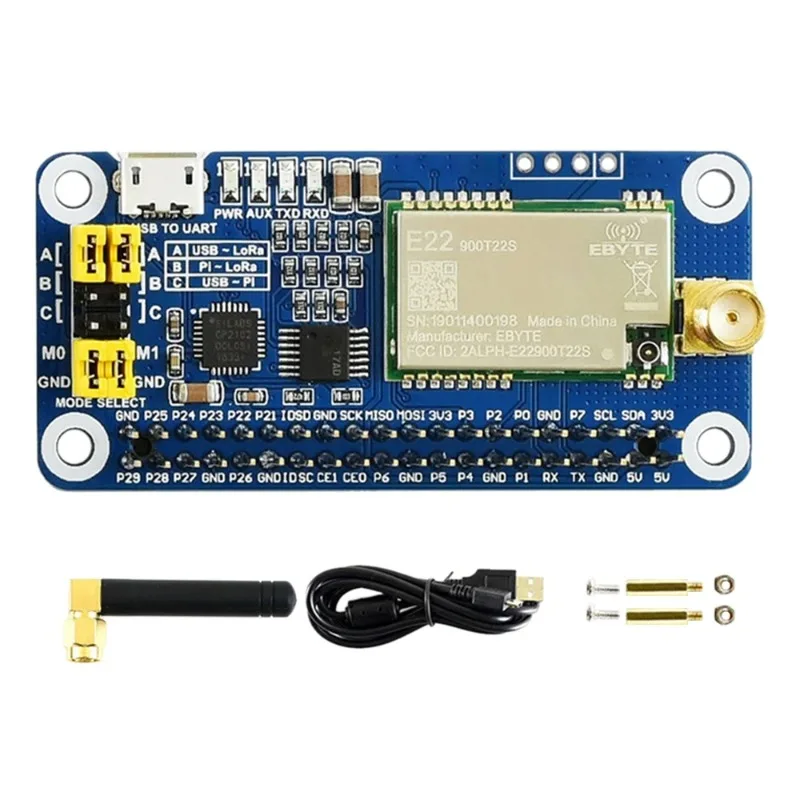 OvO Store Lora Expansion Board SX1262 868MHz Band, Wireless Serial Port Module, Ultra-long-distance Communication