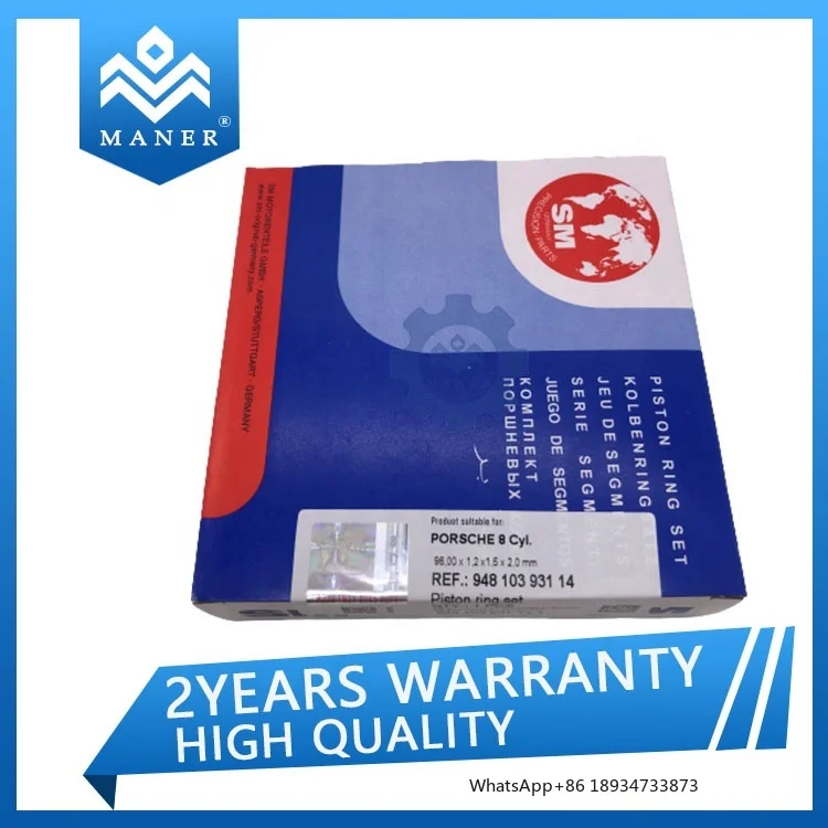 94810393114 STD Engine Parts Piston Rings Set for Porsche Cayenne Panamera