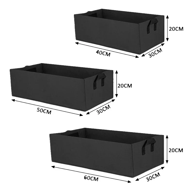 Torby do uprawy o dużej pojemności Donice z włókniny z uchwytami do uprawy roślin Torba do sadzenia warzyw Ogrodnictwo w pomieszczeniach 실 gratis