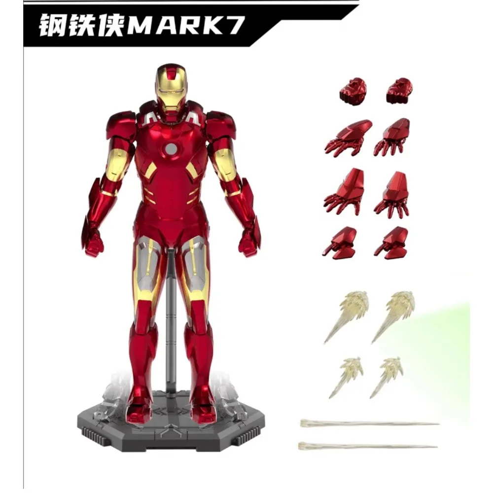 

Genuine Iron Man Action Toy Figures Marvel Avengers Garage Kit Assemble Move Model Ornament Best Sellers Birthday Christmas Gift