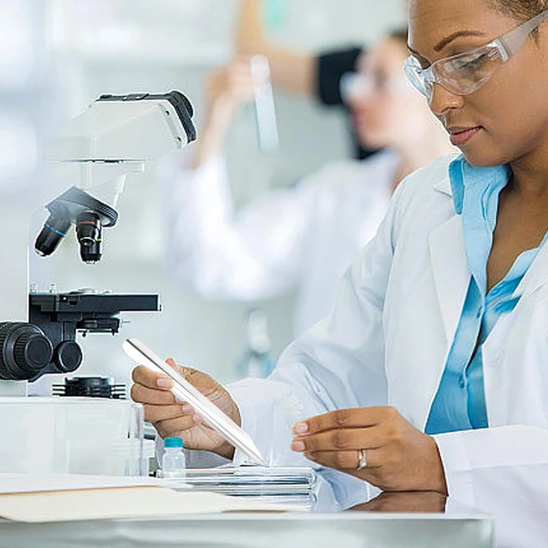 16 Pieces Stainless Steel Lab Spatula Fortransferring Scooping Mixing Powders Pastes Classrooms Laboratory Tool