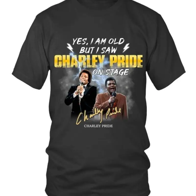 

Футболка «Да, я старый, но пила Чарли Прайд на сцене» Shi