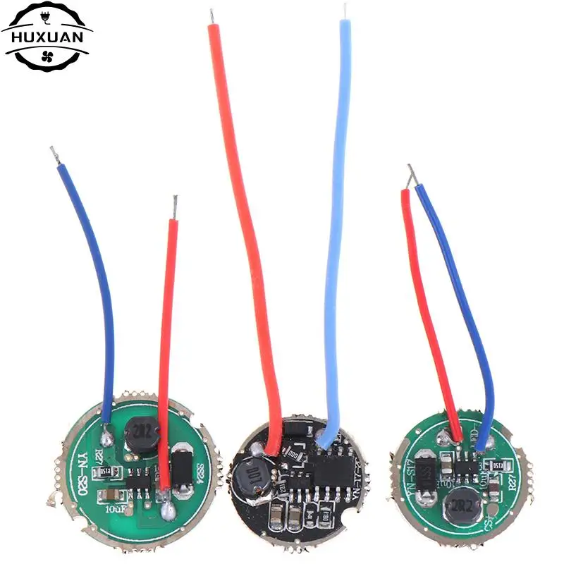 1Pc 3W LED Driver 17mm/20mm DC3.7V 1 Mode 5 Mode LED Flashlight Driver