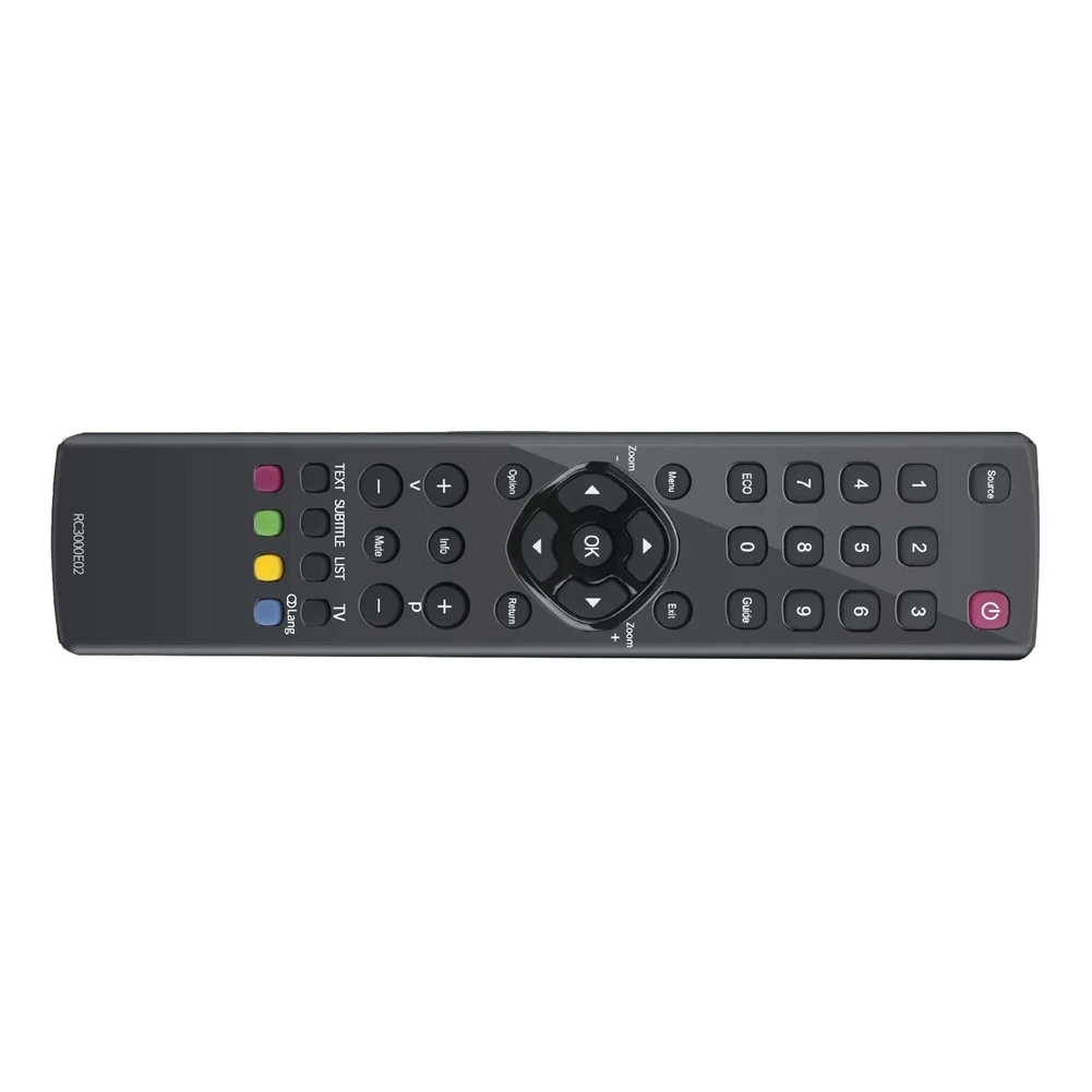 RC3000E02 Replace Remote Control for TCL TV L19E4103 L40E3000F L40E5200F L46E5300F L48F3300F L24D3260F L24D3270 L32D3260