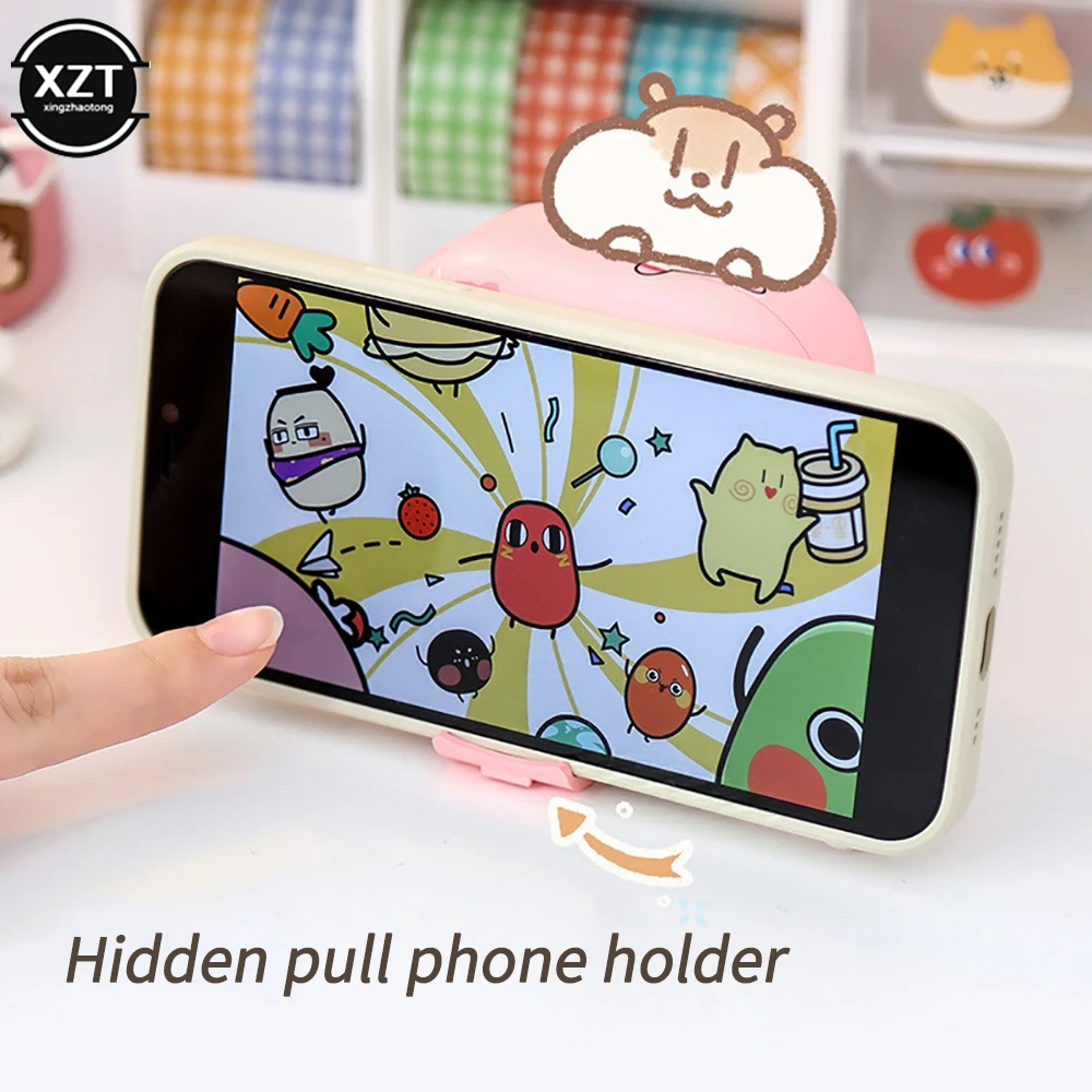 Mini Bluetooth Home Alarm Clock Speaker Large Volume Outdoor Subwoofer Multi-functional Cute Cartoon Girl Small Stereo