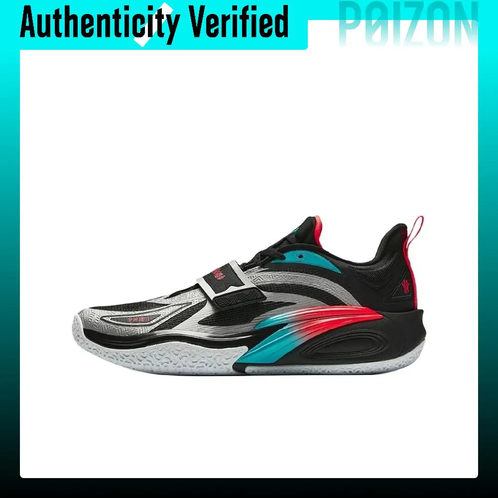 Anta Irving 1 Fabric Cushioning Abrasion Resistant Low top Basketball Shoes Women's Black White 122431102S-4