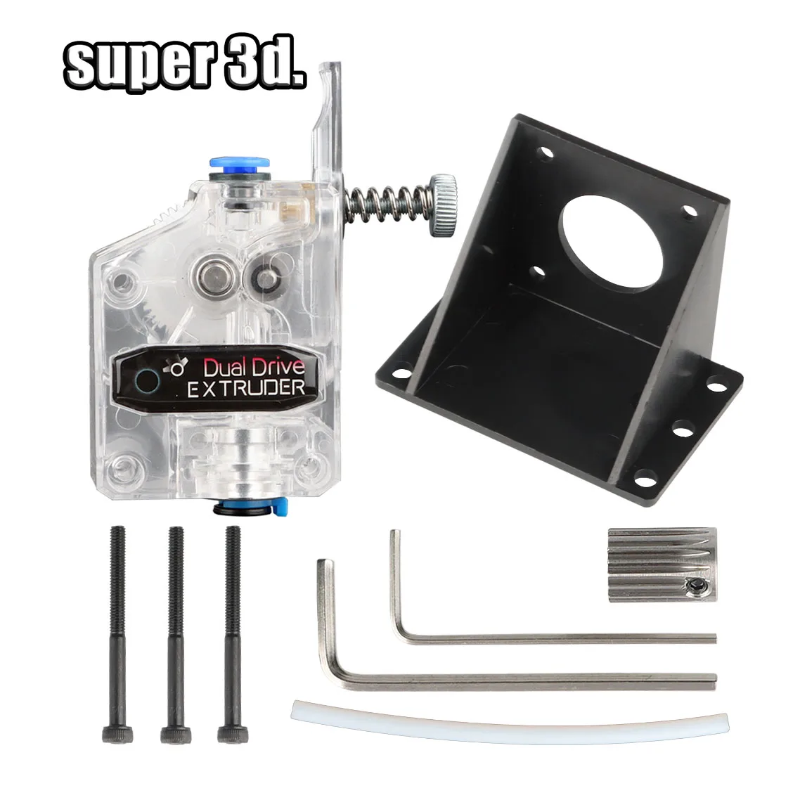 DDB – extrudeuse directe Bowden à double entraînement cloné Btech, pour imprimante 3D MK8 V6 Ender-3 CR10, Filament Flexible en TPU de 1.75mm