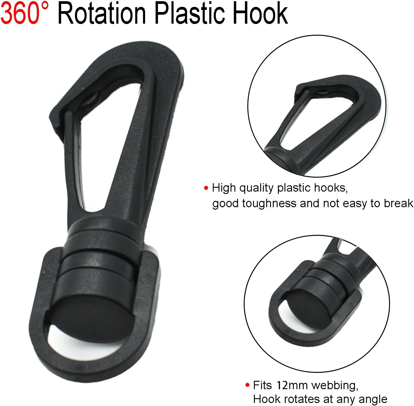 10pcs 6 Size Pick Webbing 1/2\