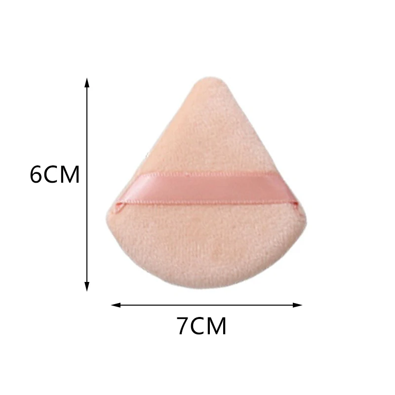 2/5/10pcs Triangle Makeup Puff for Loose Powder Liquid Cosmetic Soft Crystal Plush Sponge Puff Foundation Puff Makeup Tool