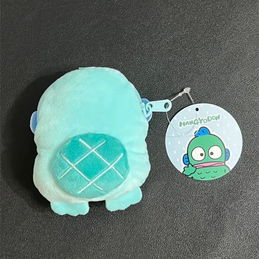 Genuine Hangyodon Plushies Miniso Cute Plush Zipper Coin Purse Anime Plush Toy Handbag Keychain Accessories Christmas Gifts