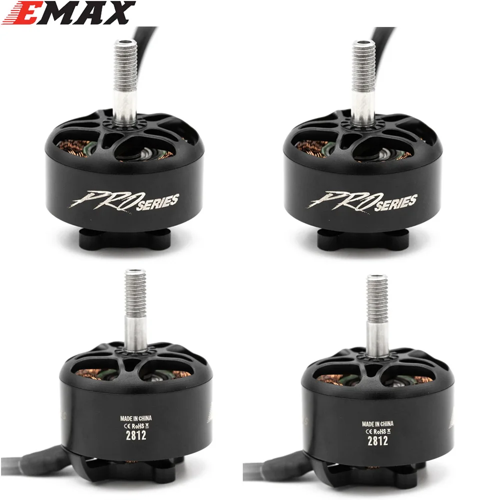 

4 шт. EMAX Pro 2812 930KV 1100KV 3-6S бесщеточный двигатель для радиоуправляемого мультироторного самолета 7 "8" 9 "FPV дальний двигатель дронов DIY Запчасти