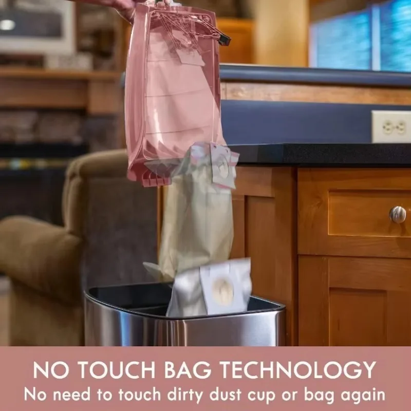 الأكثر مبيعًا! مكنسة كهربائية مستقيمة مع كيس من BU4050، منظف رفع مع فرشاة مزيل الشعر، ميت يدوي للحيوانات الأليفة للسجاد، صلبة