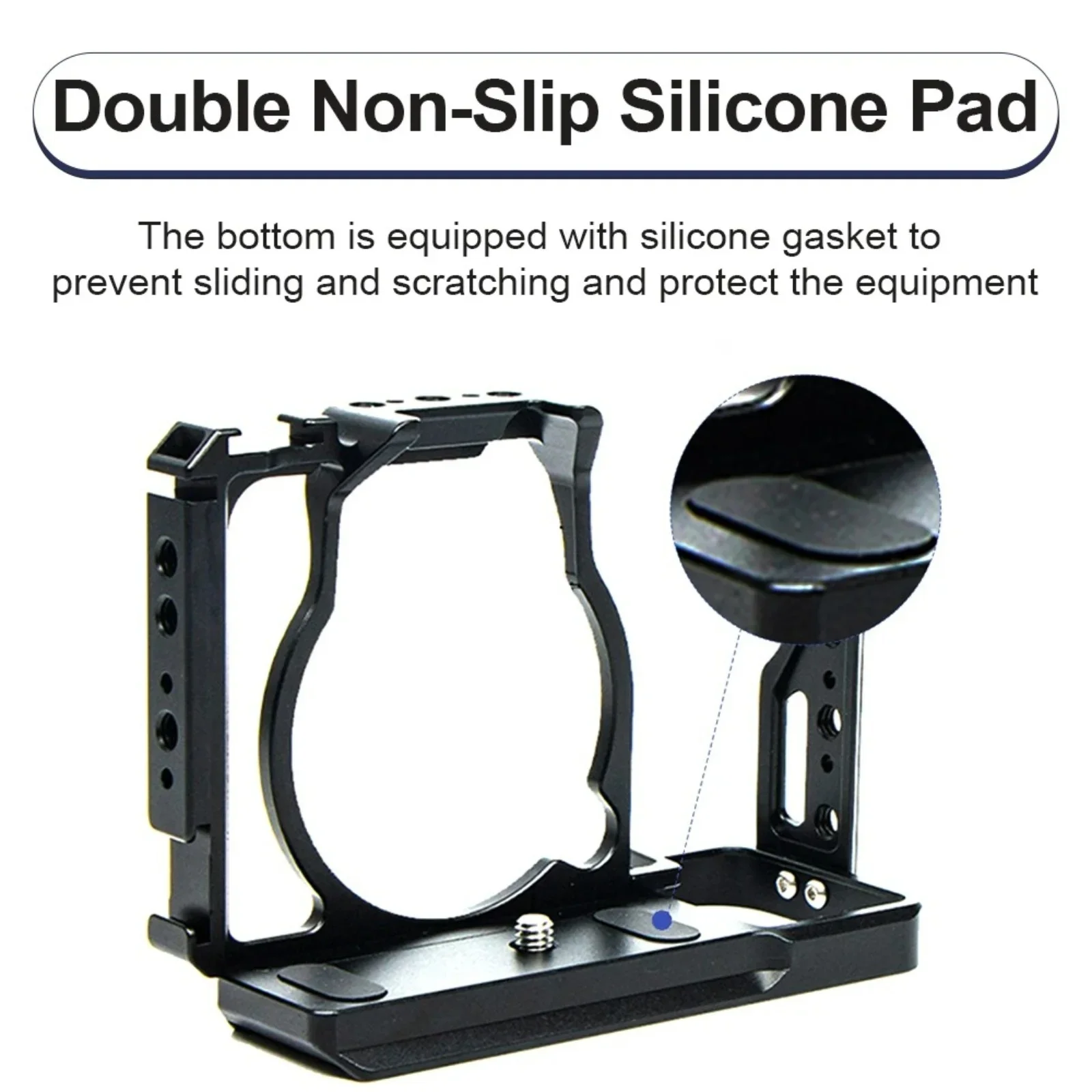 YANZUO Camera Cage for Fujifilm XS10 XS20 Camera Cold Shoe Mount Microphone LED Light Vlog Accessory Case