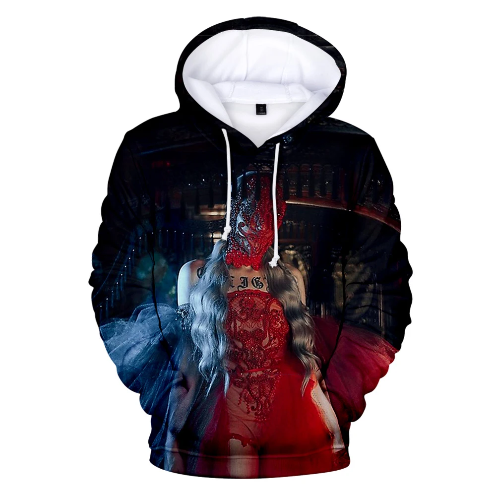 Lingua Ignota Hoodie Unisex 3D Sweatshirt Women Men Tracksuit Harajuku Streetwear American Singer Fashion Clothes Plus Size