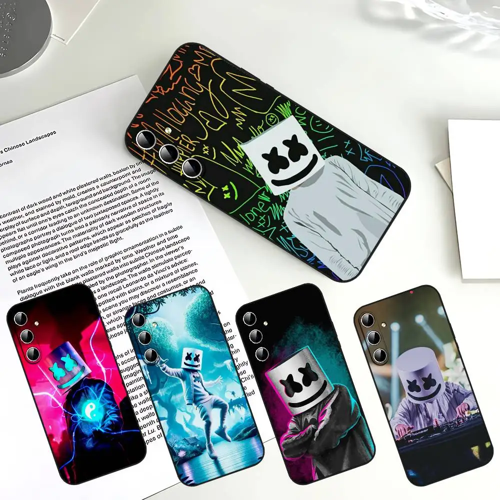 M-Marshmallow Dj Faces Phone Case For Samsung Galaxy S21 S22 S23 S24ULTRA S25ULTRA FE Ultra Plus5G A52S S26 Soft Cover