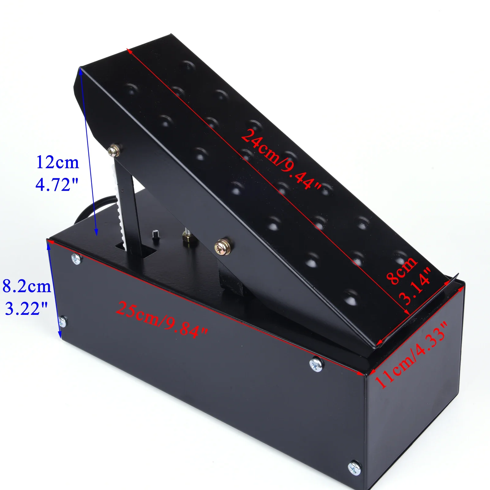 TIG ATGW 스폿 용접 IGBT 기계용 풋 페달 파워 암페어 컨트롤러, 전류 무단 조절 스위치, 2 + 3/7 핀