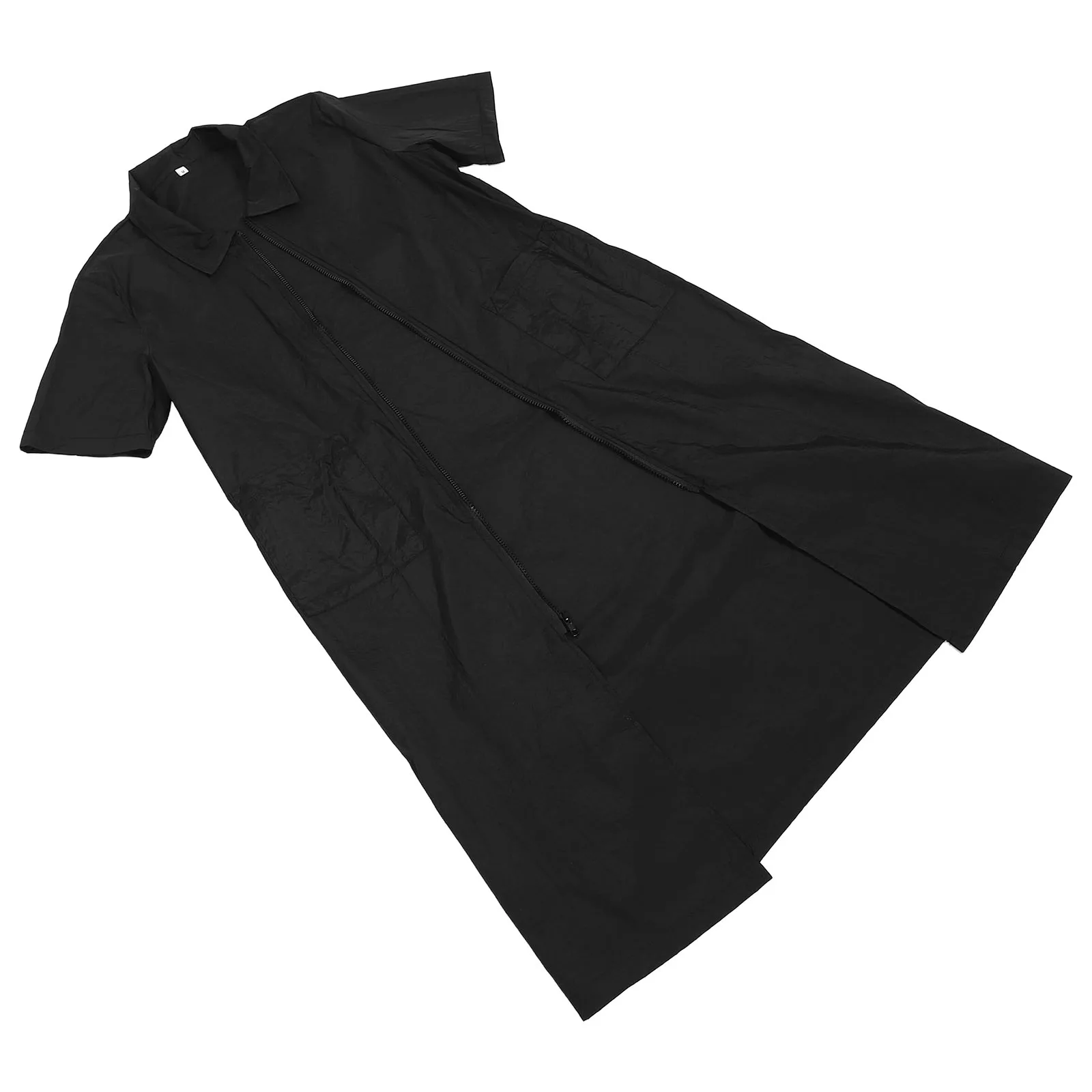 

Pet Grooming Smock Half Sleeve Waterproof Anti-Static Zippered Apron Dog Cat Grooming Salon Workwear Professional Groomer