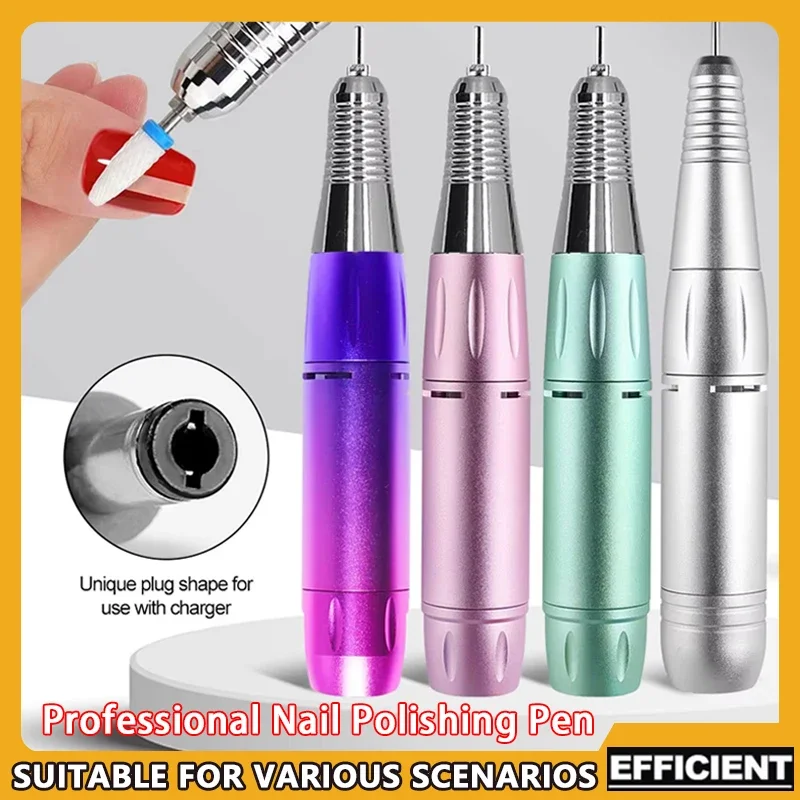 

Electric DC Nail Drill Pen Handle Manicure Pedicure Tool Handpiece File Polish Grind Machine for Nail Accessories