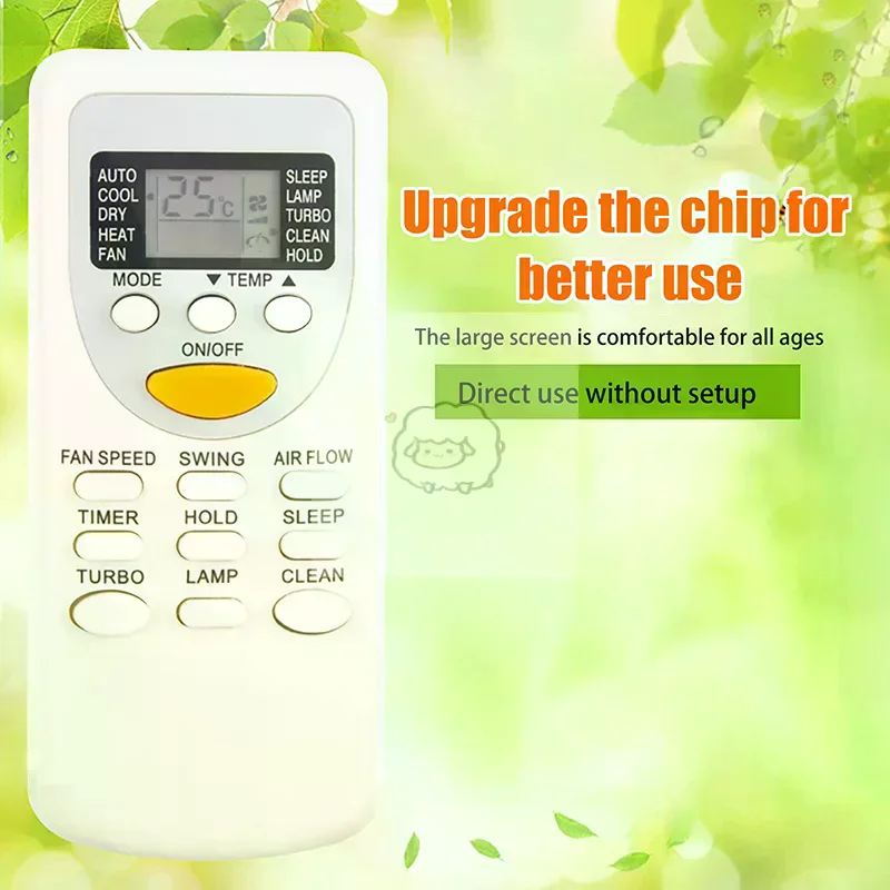 1PC DIY Accessories New A/C Air Conditioner Remote Control For ZH/JT-01 ZH/JT-03 Air Conditioning Controle