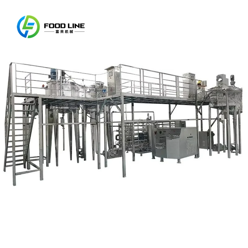 Customized automatic ketchup making machine processing plant capacity 1-10 tons production line