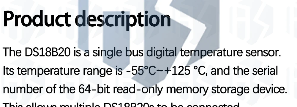 DS18B20 Temperatur Sensor Modul Kit Wasserdicht 100CM 2Digital Sensor Kabel Edelstahl Sonde Terminal Adapter Für Arduino – Detail 34
