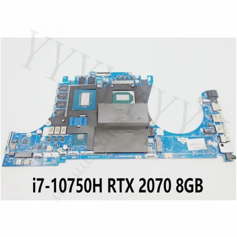 

Y+For HP Omen 15-DH Laptop Motherboard LA-J662P I7-10750H RTX2070 8G L97096-601