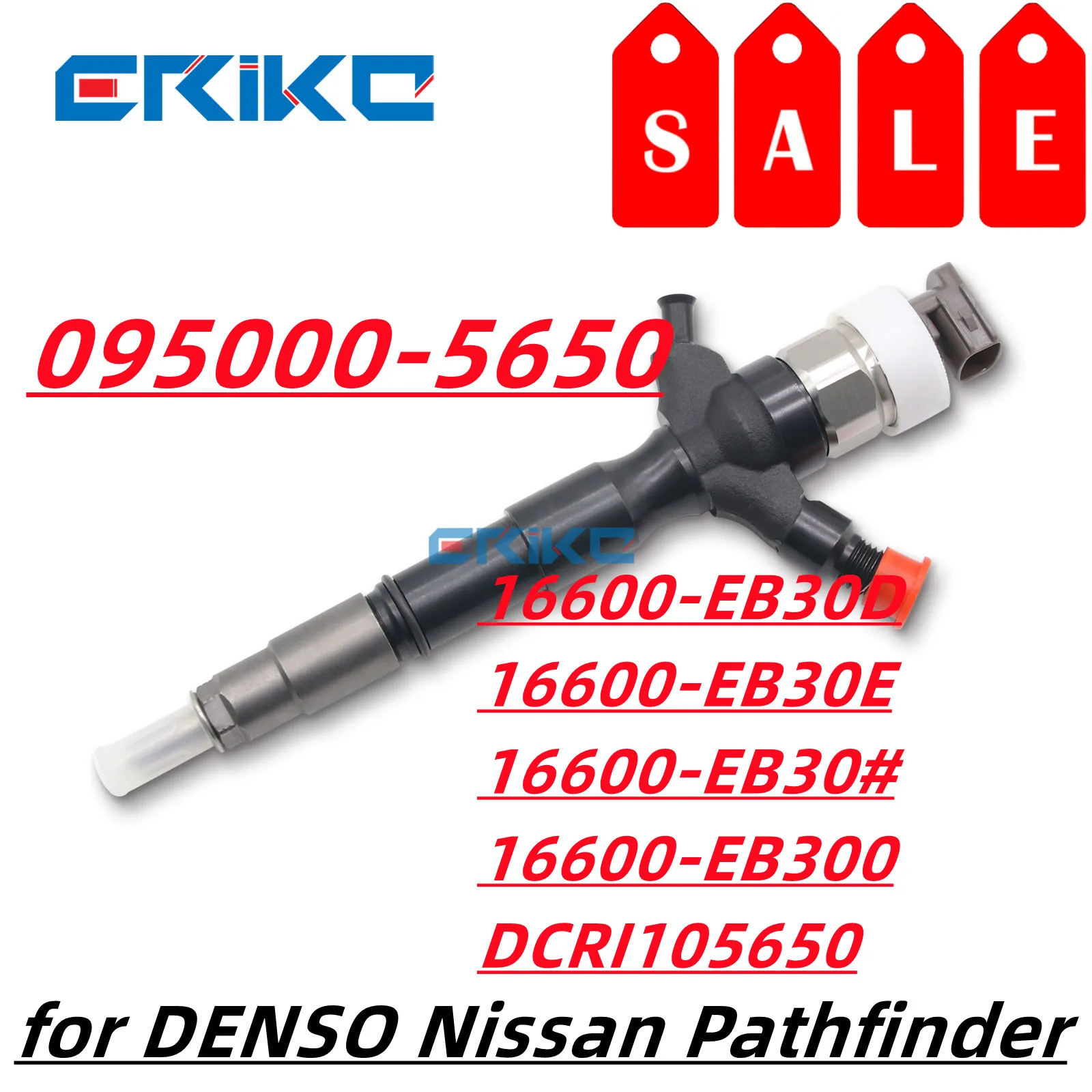 095000-5650 16600-EB30A New Diesel Injector 16600-EB30E Fuel Inyector Nozzle for DENSO Nissan Pathfinder 16600-EB300 16600-EB30B