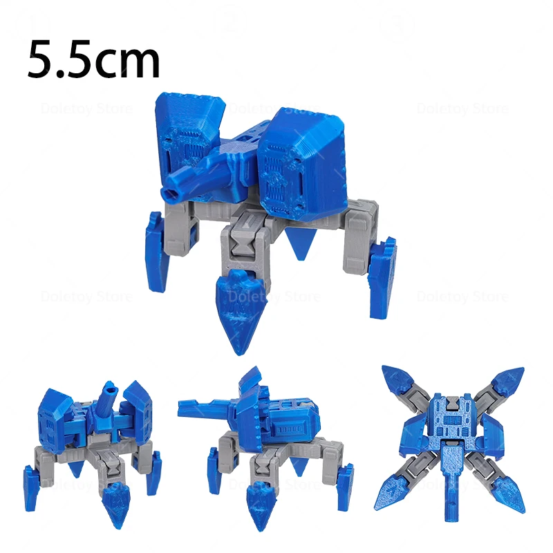 Neue 3D-gedruckte Kriegsmaschine Serie Mini beweglicher Kampfpanzer Sentry Drone Artillery Launcher Actionfigur Raumdekoration Geschenke – Detail 15