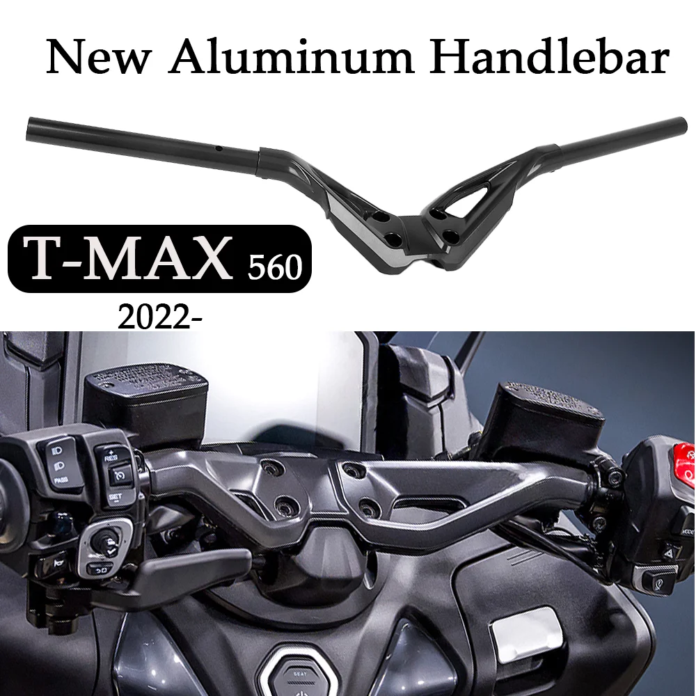 New Aluminum Handlebar Bar Motorcycle Fixed Riser Practical For YAMAHA T-MAX 560 T-MAX560 TMAX560 T-Max560 2022 2023 2024