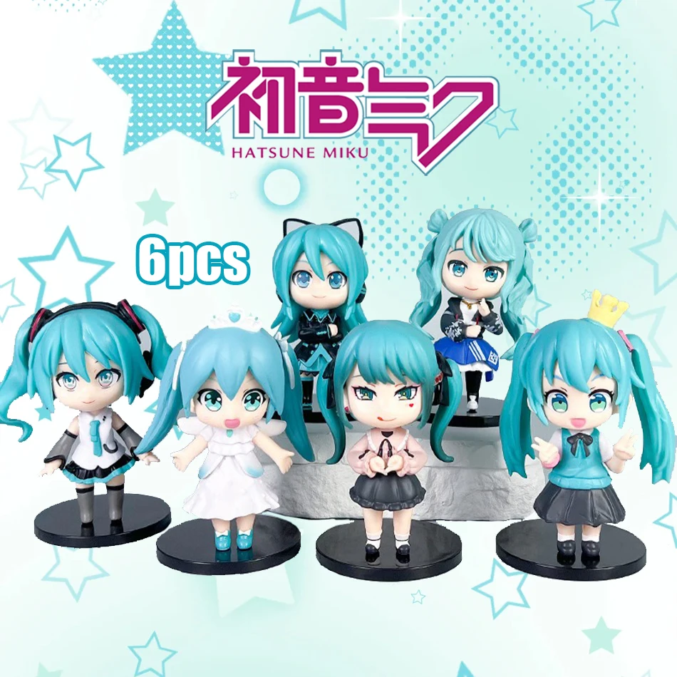 Nieuwe Hatsune Miku Q Versie Serie Cinnamoroll Piapro Eerste generatie Blind Box kid Speelgoed Collectie Verjaardagscadeau