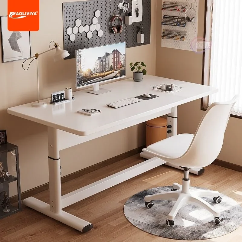 

Aoliviya Lifting Desk Rental House Computer Desk Children's Study Desk Chair Home Bedroom Study Desktop Writing