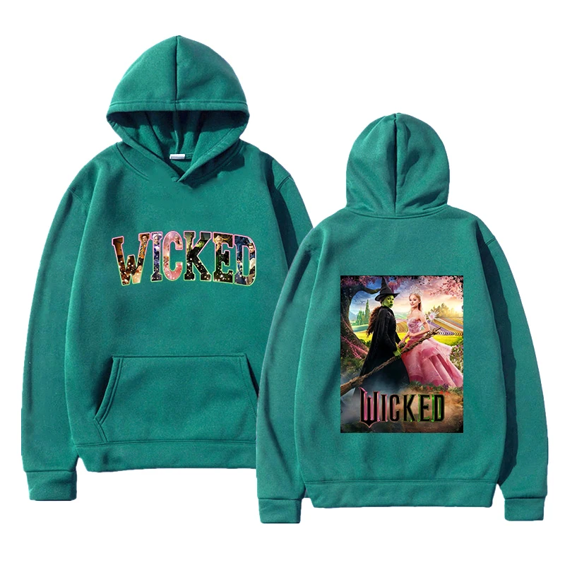 Aesthetic Wicked Fantasy Movie Graphic Hoodie 2024 Men/women Hoodies Harajuku Aesthetic Unisex Winter Fleece Pullover Sweatshirt