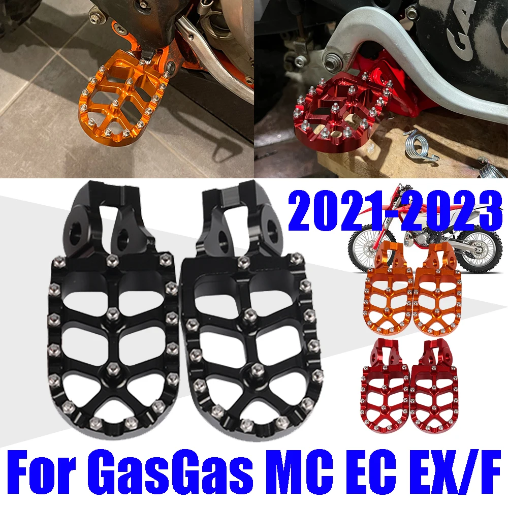 Footrest Footpeg Foot Pegs Pedal Rests Parts For GasGas Gas Gas 85 125 250 300 350 450 MC EC ECF EX F 250F 350F 450F MC300 EX350