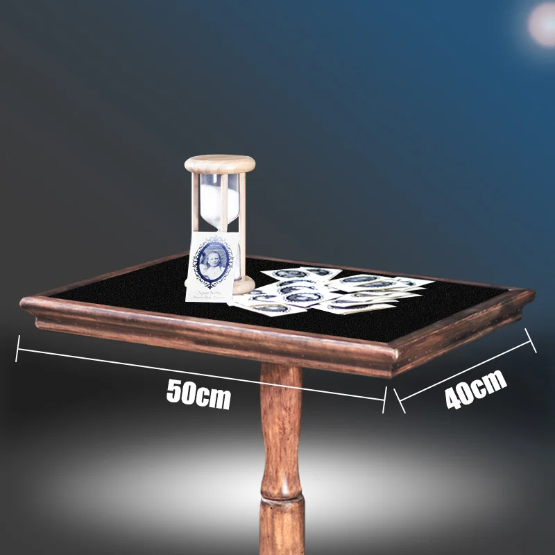 Classical Wooden Magician Table Magic Tricks Magician Close Up Stage Nut-brown Wooden Table Illusion Magia Desk Accessories Prop