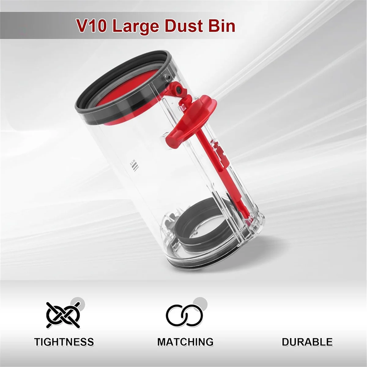 Filtre Hepa pour bac à poussière pour aspirateur Dyson V10, SV12, pièces de rechange pour grand bac, pièce n ° 969509-01