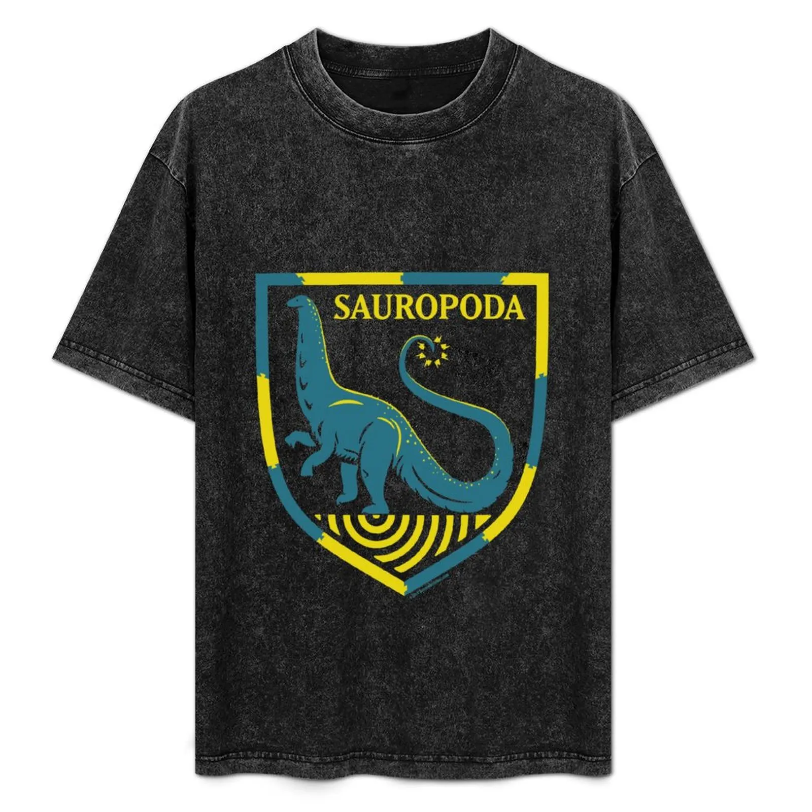 

Sauropoda: Dinosaur Coat of Arms T-Shirt Big Size Short Sleeve Tee for Men
