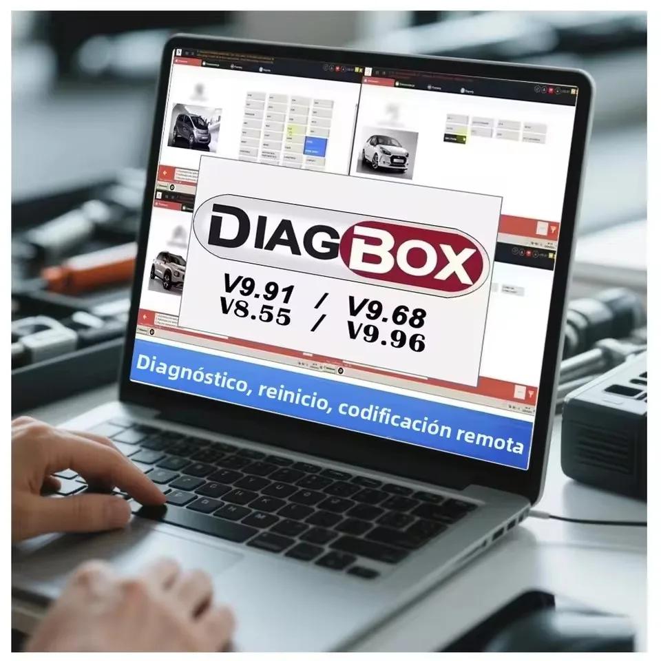 Newest 2025 V9.96 9.91 8.55 9.68 Diagbox Car Diagnosis Software Multi-Language Fully Working for
