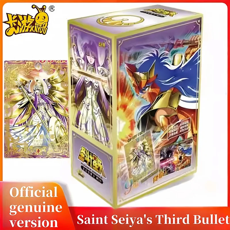 

Kayou Vol.3 Saint Seiya Cards Cloth Awakening Anime Collection Cards Mistery Box Board Game Toy Birthday Xmas Gift Toy