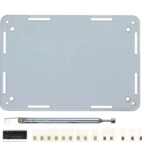 For OLED FM Radio Kit for Electronic Prototyping RDA5807 IC High Sensitivity 300mA Current Draw 117x72x27mm Dimensions