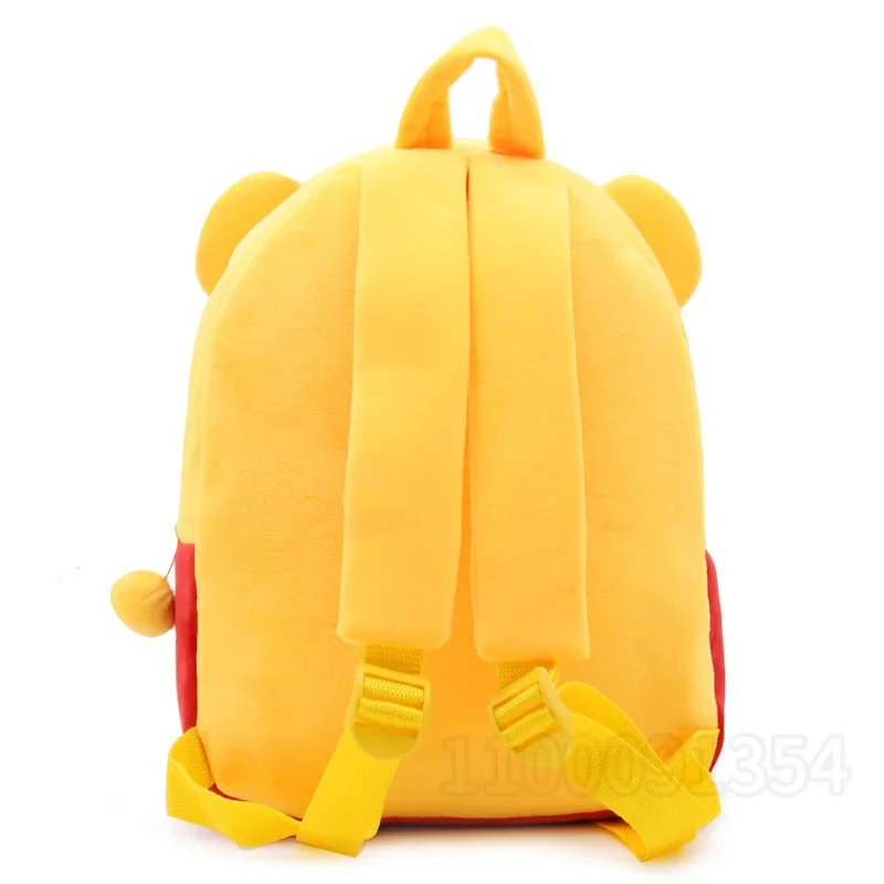 Mochila de felpa para niños de Winnie de Disney The Pooh, bolso de muñeca de felpa a la moda de marca de lujo, mochila bonita de dibujos animados para niños