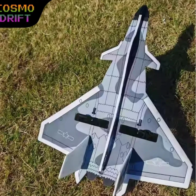 Remote Control Fighter Model Plane J20 F22 Su27 Crash Resistant Rechargeable Easy To Control Fly In Small Space For Beginners