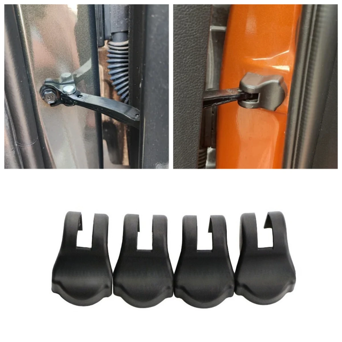 Cubierta para Cerradura de Puerta de Coche, Protector de Puerta para Hyundai Tucson Ix35 Solaris Sonata 8 9 Verna Santa Fe Elantra, 4/8 Piezas, Accesorios de ABS