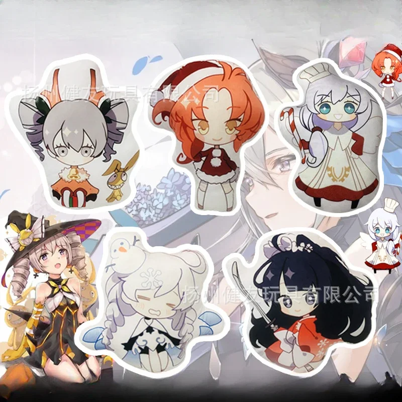 Honkai Impact3 Murata Himeko Bronya Zaychik Kiana Kaslana Peripheral Products Christmas Style Mini Pillow Pendant Present