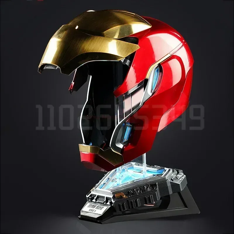 Casco de deformación activado por voz, figura de Iron Man Mk50, 1:1, usable, alrededor de Marvel, animación, derivaciones, modelo de juguete, nuevo, 2024