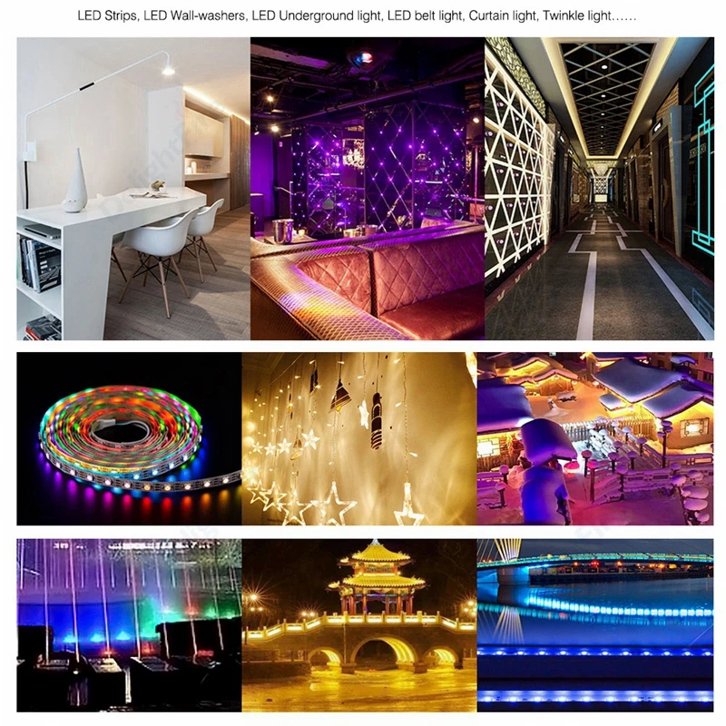 2/3/4pin SM JST Female Male LED Connector Extension Cable 60cm 5V 12V Electric Wire For WS2812B Pixel RGB LED Rigid Strip Light